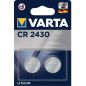 PILE BOUTON VARTA Cr2430 Lithium 3v Blisterx2 6430101402 PILE BOUTON VARTA Cr2430 Lithium 3v Blisterx2 6430101402