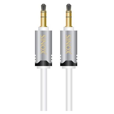 CABLE AUDIO SINOX 3 5 St M - 3 5 St M 1 5m Blanc SHD 3302