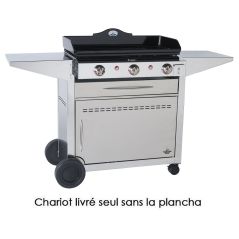 CHARIOT CAPOT PLANCHA FORGE ADOUR Chariot Inox Ferme Prestige 75 923750