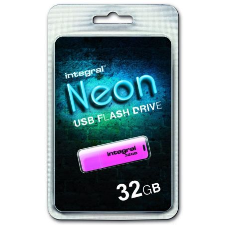 CLE USB INTEGRAL Cle Usb Fluo Rose 32go NEON ROSE 32 GB
