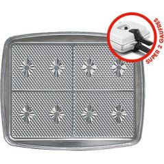ACCESSOIRE GAUFRIER CROQUE MON LAGRANGE Jeu Plaq Alu Gaufrettes Psupe 030221