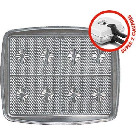 ACCESSOIRE GAUFRIER CROQUE MON LAGRANGE Jeu Plaq Alu Gaufrettes Psupe 030221