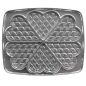 ACCESSOIRE GAUFRIER CROQUE MON LAGRANGE Jeu Plalu 6gaufres Coeur Psup 030521