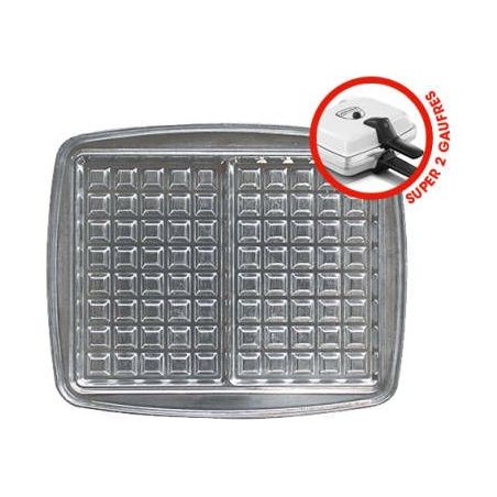 ACCESSOIRE GAUFRIER CROQUE MON LAGRANGE Jeu Plaq Alu 2gaufres Psuper2 030121