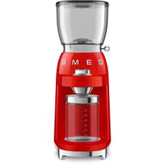 MOULIN A CAFE SMEG PEM 150w 350g 8fn 30broyages Rouge CGF11RDEU