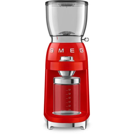 MOULIN A CAFE SMEG PEM 150w 350g 8fn 30broyages Rouge CGF11RDEU