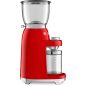 MOULIN A CAFE SMEG PEM 150w 350g 8fn 30broyages Rouge CGF11RDEU