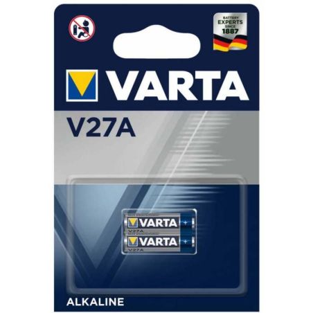 PILE ALCALINE ET PHOTO VARTA V27a Alcaline 12v Blisterx2 4227101402
