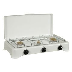 RECHAUD KITCHEN CHEF Rechaud 3gaz Email Blanc 5327 C
