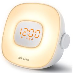 RADIO REVEIL MUSE Radio Reveil Lumineux Sons Nat ML198CR