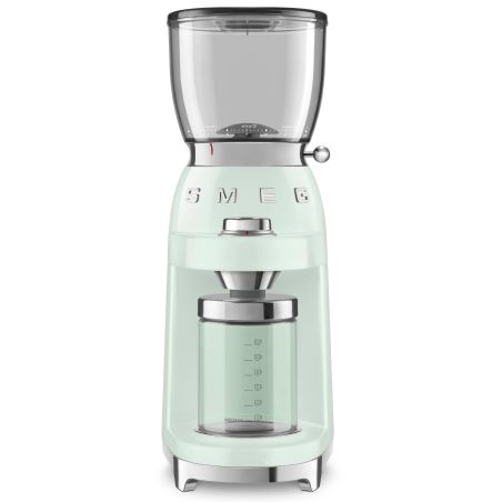 MOULIN A CAFE SMEG PEM 150w 12t 350g 8fn Vert Eau CGF 01 PGEU