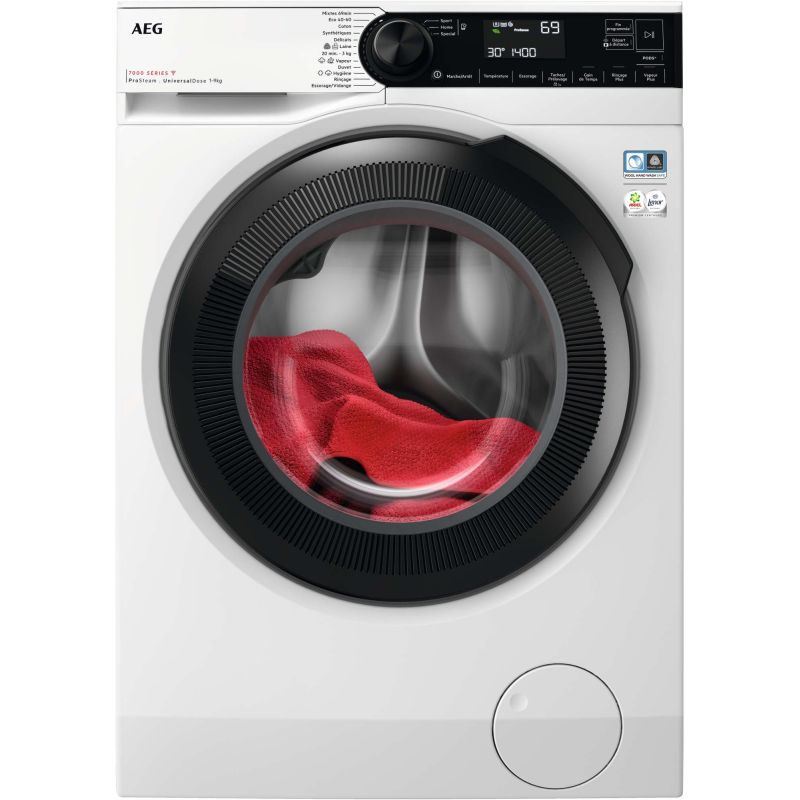 LAVE LINGE FRONTAL AEG MENAGER 1400t 9kg Invert Fn Vap 75db A LFR73H942V