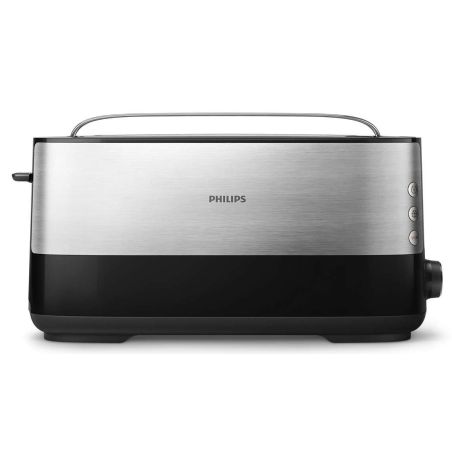 GRILLE PAIN TOASTER PHILIPS DOMESTIC APLLIANCES 1030w 8dorages 1fente Noir HD 2692/90