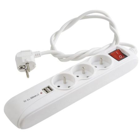BLOCS MULTIPRISES ET RALLONGES ITC ERARD CONNECT Bloc Fiche 2p+t M 2p+t 2xusb A 8366