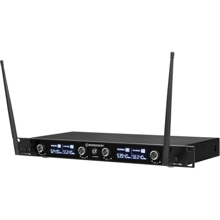 MICRO HF RONDSON Ens Recep Uhf 2micros Mains+2m BE-1040/2MIC/2BP