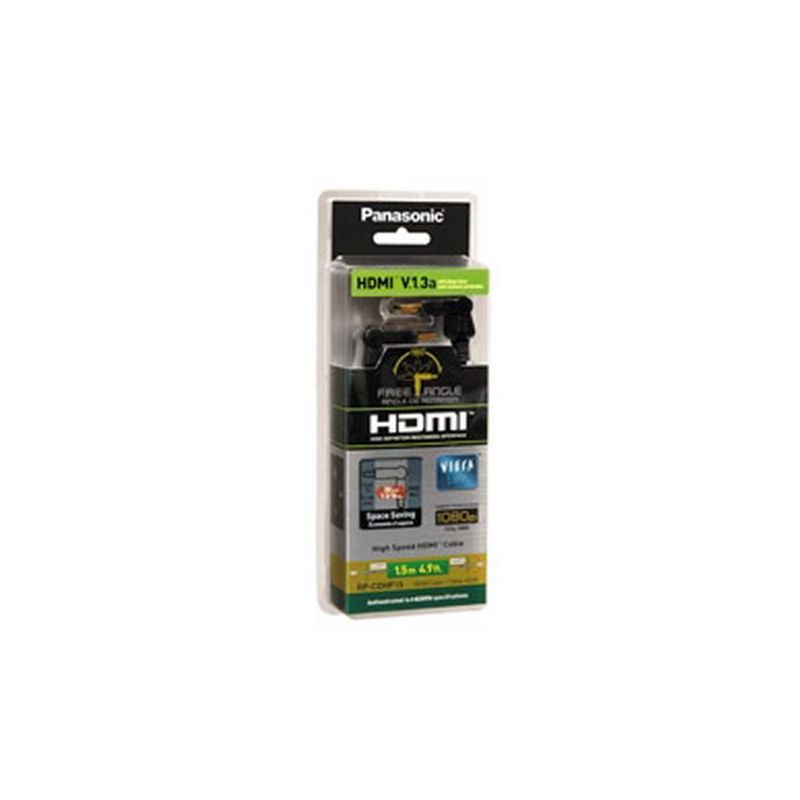 CABLES PERI HDMI PANASONIC BRUN Cable Hdmi Angle Libre 1 3a 1, RPCDHF 15 EK
