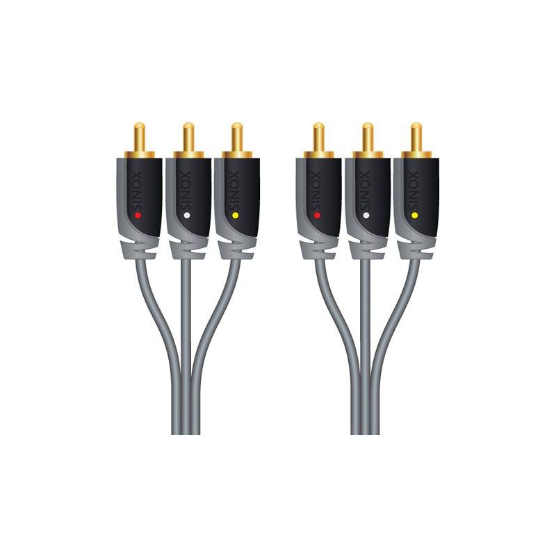 CABLE AUDIO SINOX 3 RCA M - 3 RCA M 2 0M SXV 5302