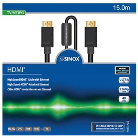 CABLES PERI HDMI SINOX Hdmi Hswe 4k60hz Hdr 18gbps Bo SXV 12615