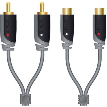 CABLE AUDIO SINOX Cable Audio 2 Rca M - 2 Rca F SXA 4305