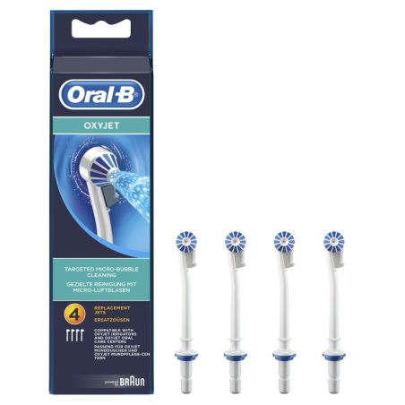 ACCESSOIRE HYGIENE DENTAIRE ORAL-B Bte De 4 Canules Oxyjet Phydr OXYJETD17-4