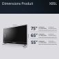 TELE LED DE + DE 65 SONY BRUN 4K HDR 164 Googletv Trilumin B KD65X85LAEP