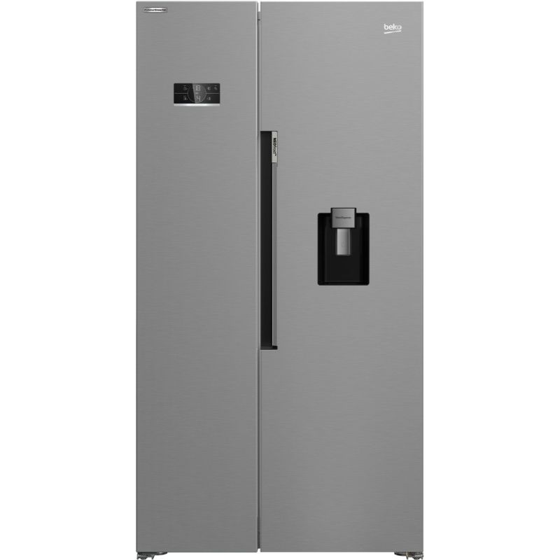 REFRIGERATEUR AMERICAIN BEKO MENAGER 576l 364+212 H180l91 Eauglace GN163241DXBN