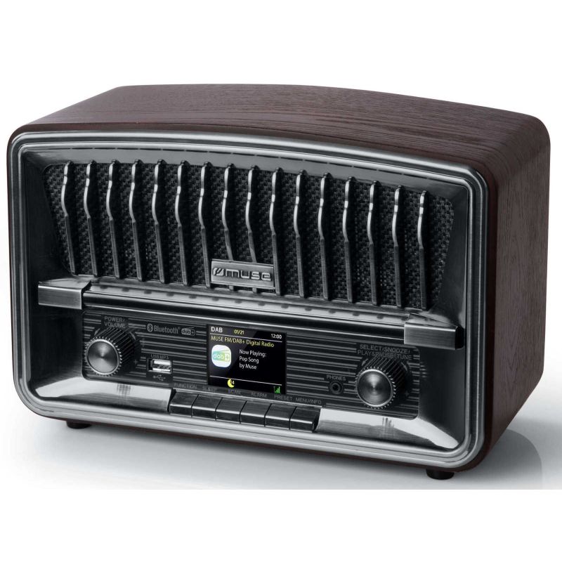 RADIO MUSE Retro Analog Dab+ Fm Pll Bt 2a M135DBT