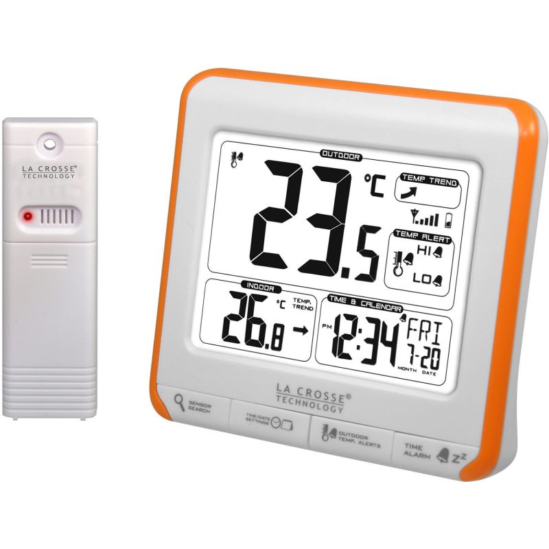 CENTRALE METEO LA CROSSE TECHNOLOGY Station Meteo Temp Extint Ale WS 6811 WHI-ORA CENTRALE METEO LA CROSSE TECHNOLOGY Station Meteo Temp Extint Ale WS 6811 WHI-ORA