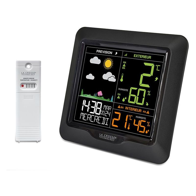 CENTRALE METEO LA CROSSE TECHNOLOGY Station Meteo Lcd Colore WS6822BLA-B