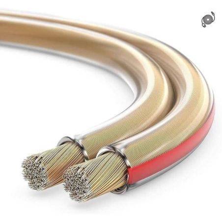 CABLE HAUT PARLEUR RONDSON Cable Hp 2x1,5mmx100ml Transpa CAHP-1/5-100M