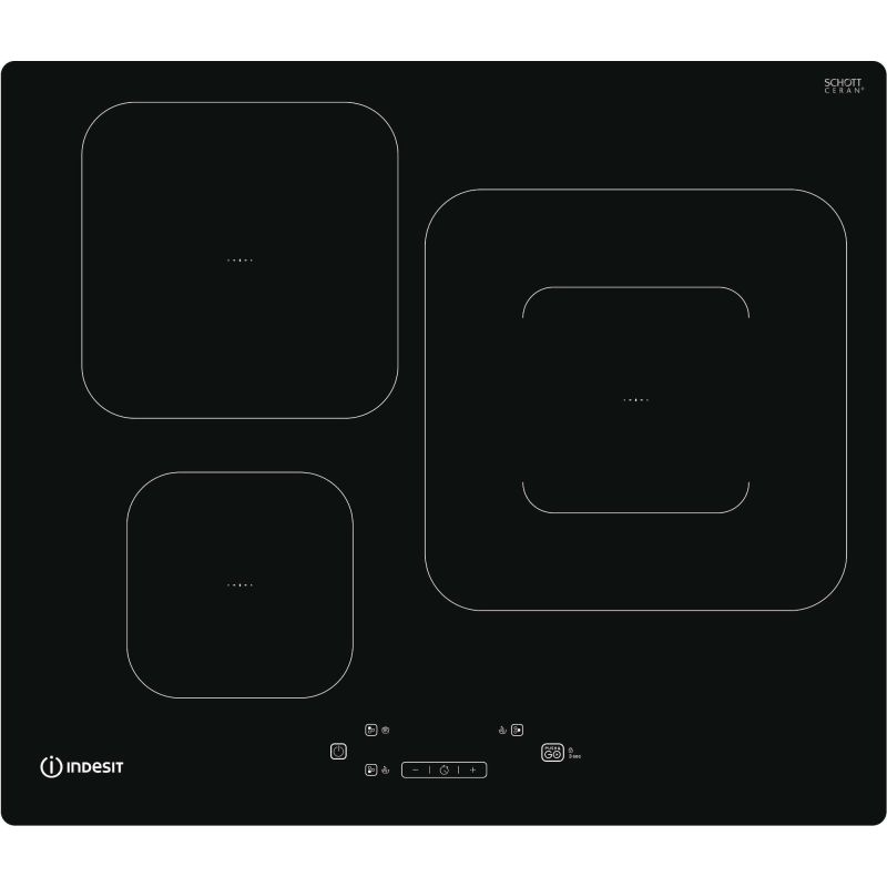 TABLE A INDUCTION INDESIT ENCASTRABLE 3ind Dt1 28cm 60cm 7200w IS 33 Q 60 NE