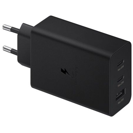 CHARGEUR SECTEUR GSM SAMSUNG TELEPHONE Chargsect 65w Nr 2xusb-c 1usb EP-T6530NBEGEU