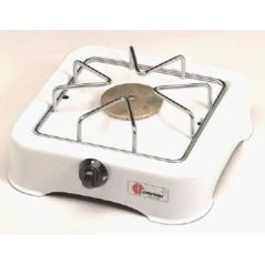 RECHAUD KITCHEN CHEF Rechaud 1gaz Email Blanc 5318B