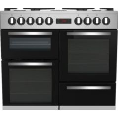 PIANO CUISSON DESSUS GAZ BEKO MENAGER 100x60 6gaz+1wok 2fours+1gril PF335325DX