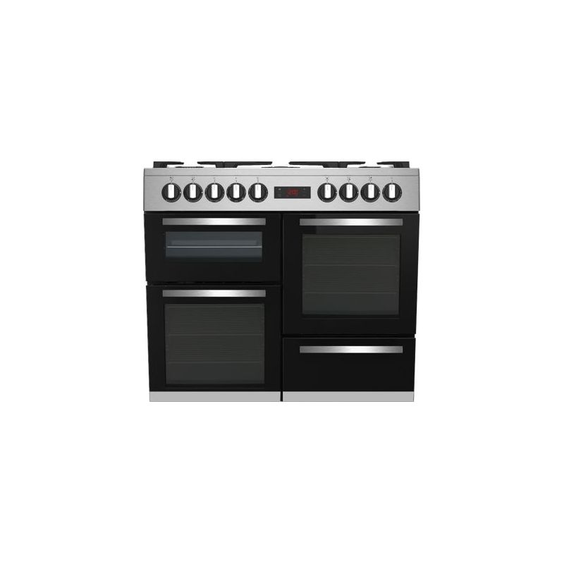 PIANO CUISSON DESSUS GAZ BEKO MENAGER 100x60 6gaz+1wok 2fours+1gril PF335325DX