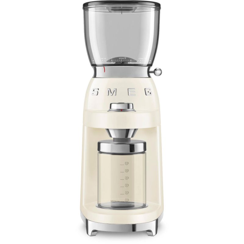 MOULIN A CAFE SMEG PEM 150w 350g 8fn 30broyages Creme CGF11CREU