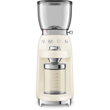 MOULIN A CAFE SMEG PEM 150w 350g 8fn 30broyages Creme CGF11CREU