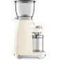 MOULIN A CAFE SMEG PEM 150w 350g 8fn 30broyages Creme CGF11CREU
