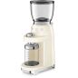 MOULIN A CAFE SMEG PEM 150w 350g 8fn 30broyages Creme CGF11CREU