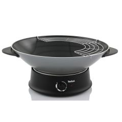 TAJINE ET WOK ELECTRIQUE TEFAL PEM Multiwok 1200w Couv Verre Silv WO 300010