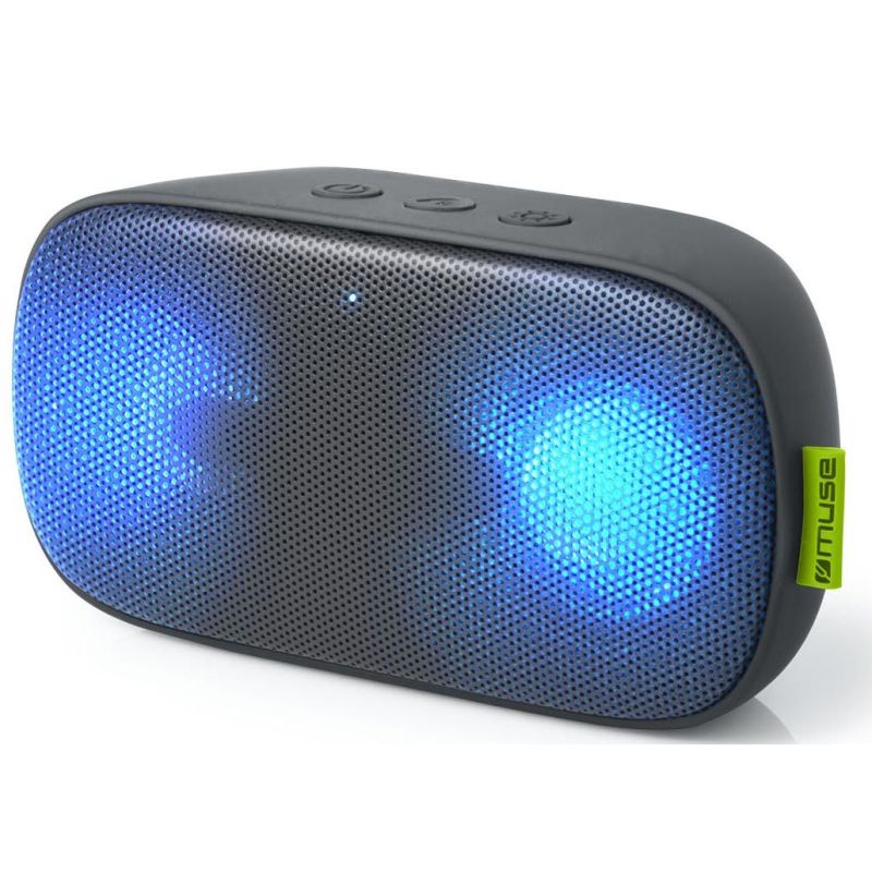 ENCEINTES NOMADES MUSE 2x3w Usb Aux Jack Bt Color Lig M 370 DJ