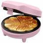 GAUFRIER ET CROQUE MONSIEUR BESTRON Rond 4gaufres Cur 700w Rose ASW217