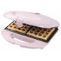 GAUFRIER ET CROQUE MONSIEUR BESTRON 2gaufres 700w Rose ASW401P