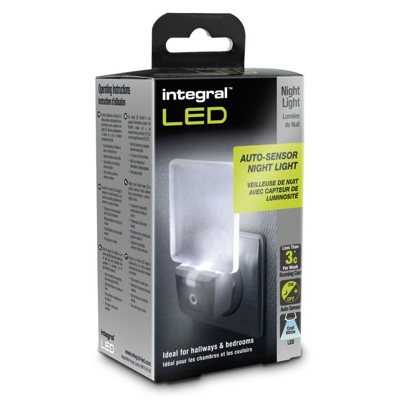LAMPE ET ECLAIRAGE DECORATIF INTEGRAL Veilleuse Crepusculaire Blanc ILNL-CL-EU