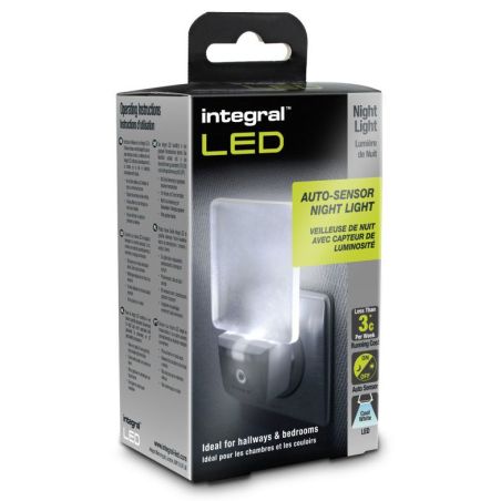 LAMPE ET ECLAIRAGE DECORATIF INTEGRAL Veilleuse Crepusculaire Blanc ILNL-CL-EU