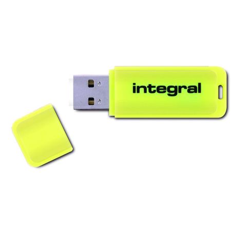 CLE USB INTEGRAL Cle Usb Fluo Jaune 32go NEON JAUNE 32 GB