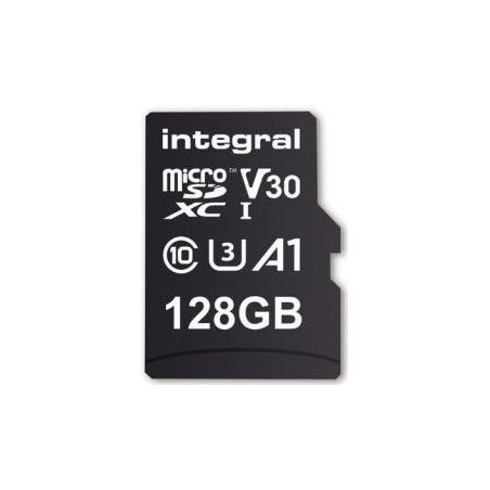 CARTE MICRO SD INTEGRAL MICRO SDXC 128GB UHS1 U1 CL10 INMSDX128G-100V30