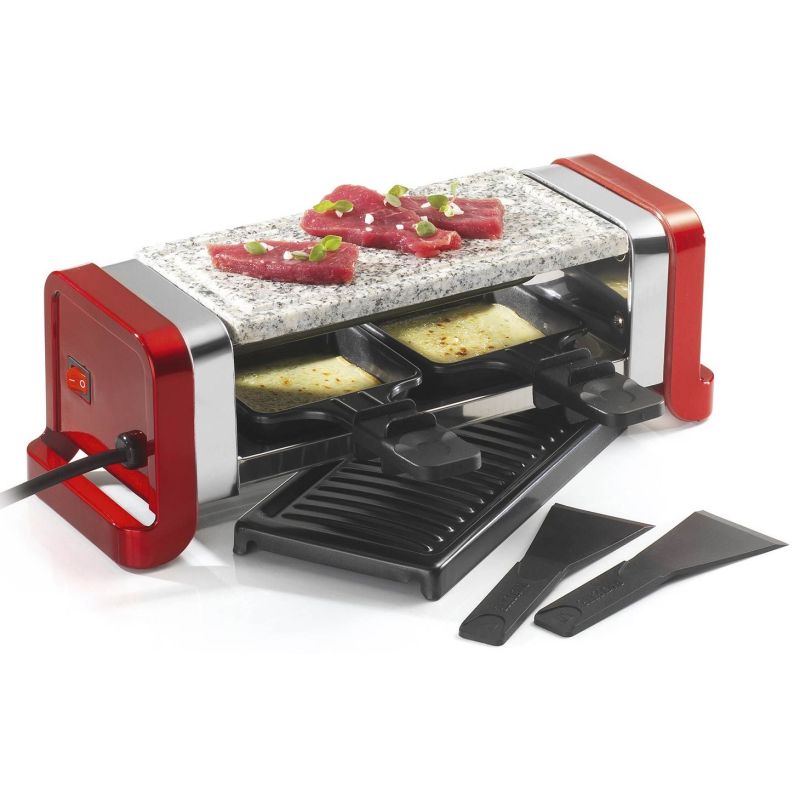 RACLETTE KITCHEN CHEF Raclette Gril 2poelons 350w GR 202-350 R