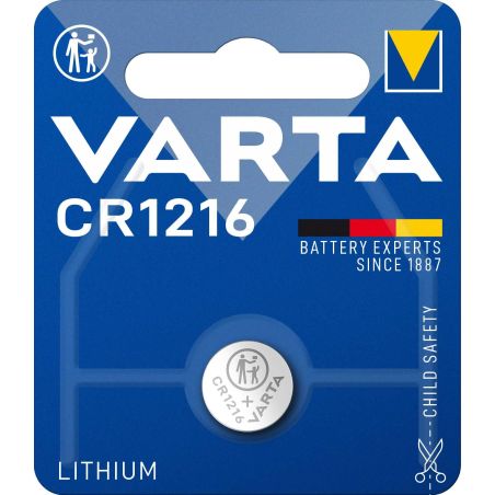 PILE BOUTON VARTA Cr1216 Lithium 3v Blister X1 6216101401