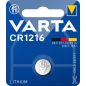 PILE BOUTON VARTA Cr1216 Lithium 3v Blister X1 6216101401 PILE BOUTON VARTA Cr1216 Lithium 3v Blister X1 6216101401